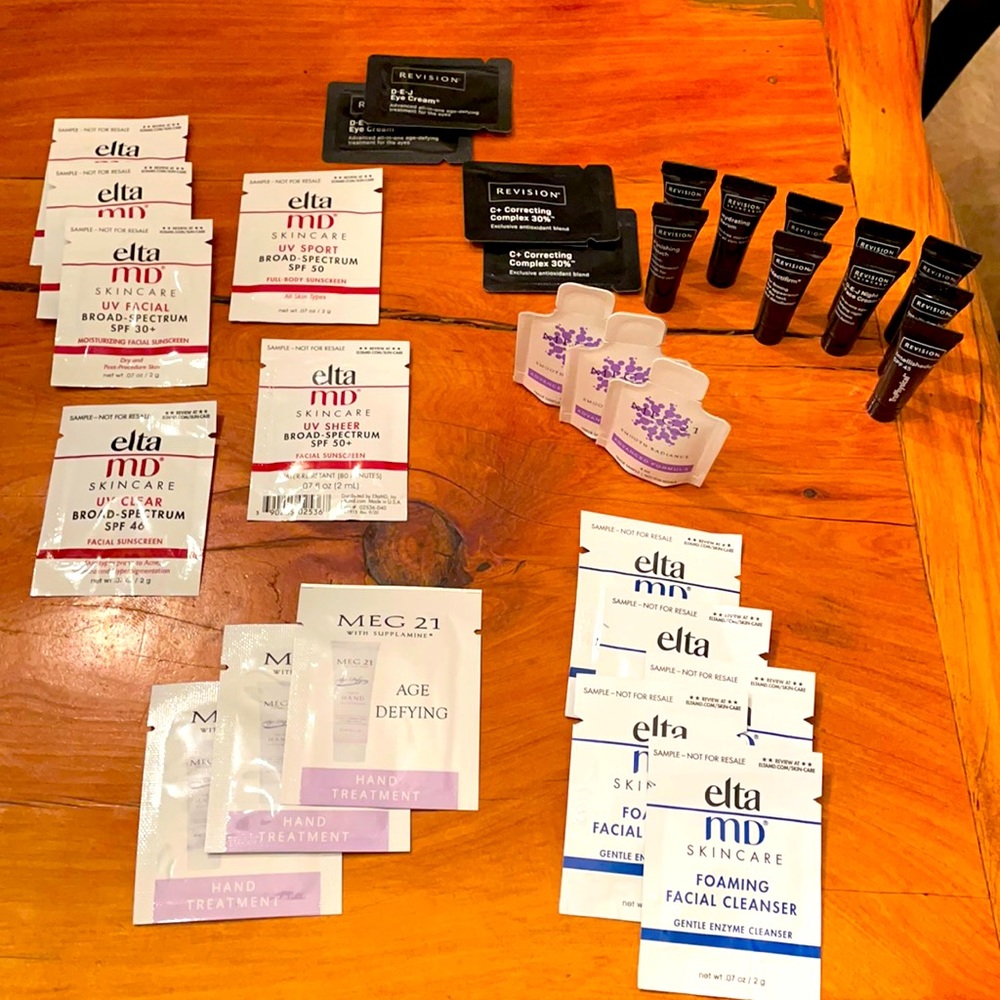 Skin care sample pack! Revision, Meg 21, Elta MD